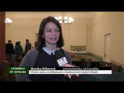 Litoměřice: V Kávě s párou se debatovalo o budoucnosti mladých lékařů